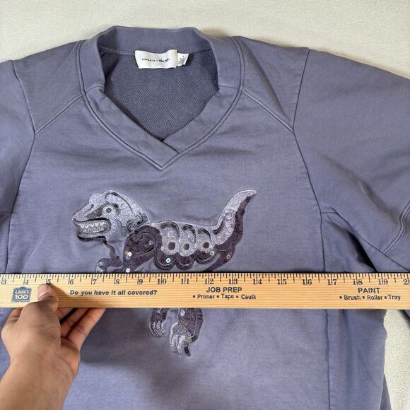 Coach Rexy By Zhu Jingyi Short Sleeve Sweatshirt Women’s Small - Picture 11 of 12